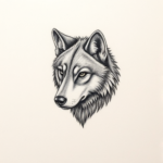 Micro Realism Wolf Tattoo