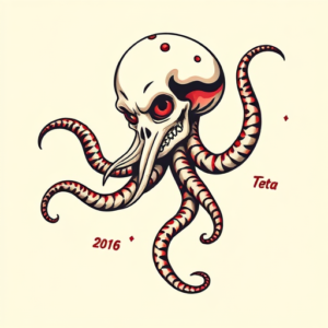 New School Medusa Tattoo