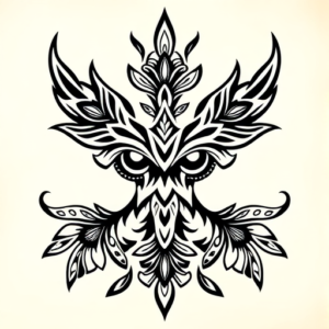 Polynesian Medusa Tattoo