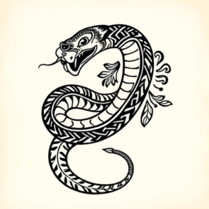 Polynesian Snake Tattoo
