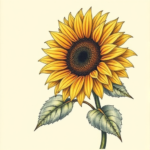 Realism Sunflower Tattoo