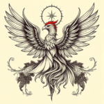 Surrealism Phoenix Tattoo