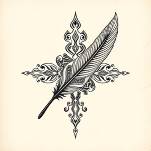 Thai Feather Tattoo