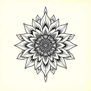 Thai Sunflower Tattoo