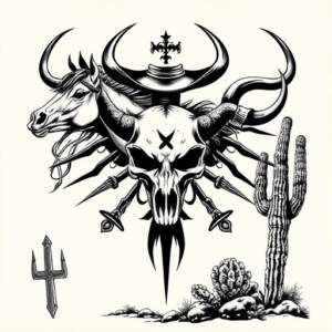 Western Medusa Tattoo