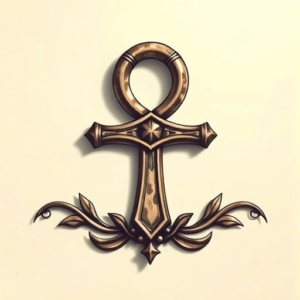 3D Ankh Tattoo
