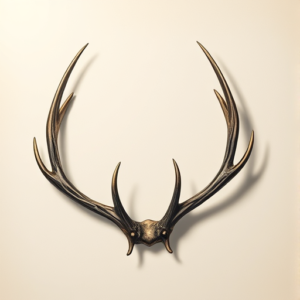 3D Antler Tattoo