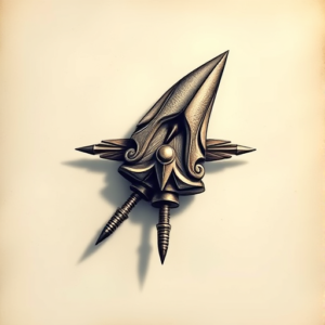 3D Arrowhead Tattoo