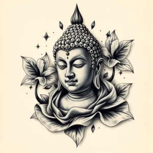 3D Buddha Tattoo