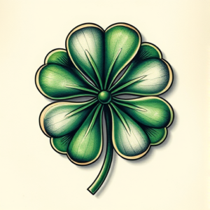 3D Clover Tattoo