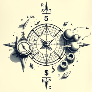 3D Coordinates Tattoo