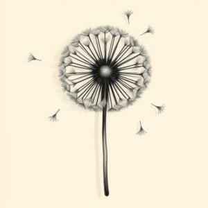 3D Dandelion Tattoo
