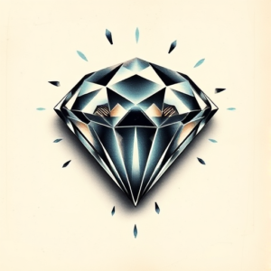 3D Diamond Tattoo