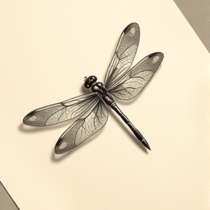 3D Dragonfly Tattoo