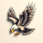 3D Eagle Tattoo