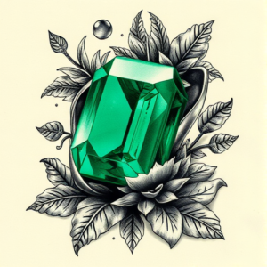 3D Emerald Tattoo