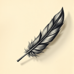 3D Feather Tattoo