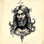 3D Jesus Tattoo