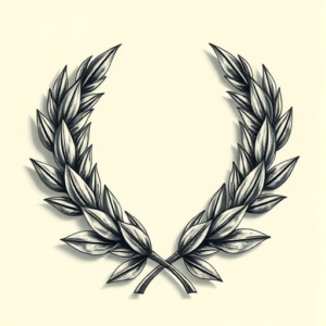 3D Laurel Tattoo