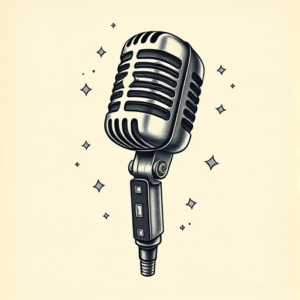 3D Microphone Tattoo