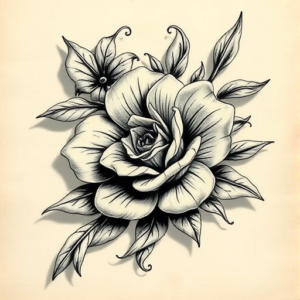 3D Sampaguita Tattoo