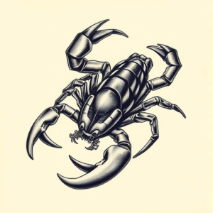 3D Scorpio Tattoo