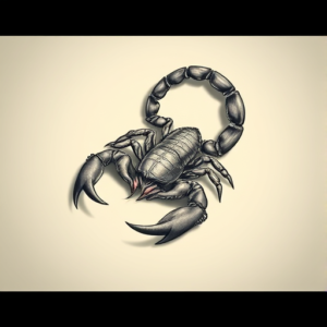 3D Scorpion Tattoo