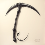 3D Scythe Tattoo