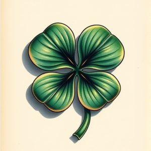3D Shamrock Tattoo