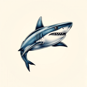 3D Shark Tattoo