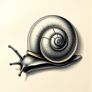 3D Snail Tattoo