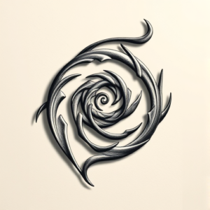 3D Spiral Tattoo