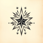 3D Star Tattoo