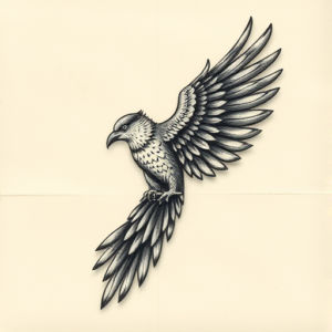 3D Thunderbird Tattoo