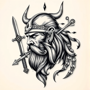 3D Viking Tattoo