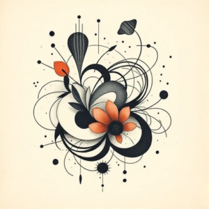 Abstract Anbu Tattoo