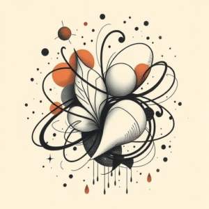 Abstract Ares Tattoo