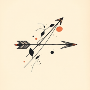 Abstract Arrow Tattoo