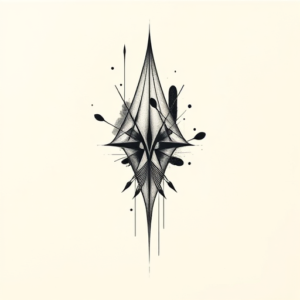 Abstract Arrowhead Tattoo
