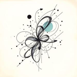 Abstract Atlas Tattoo