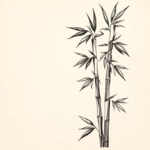 Abstract Bamboo Tattoo