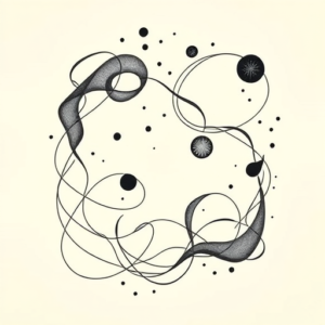 Abstract Book Tattoo