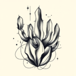 Abstract Cactus Tattoo