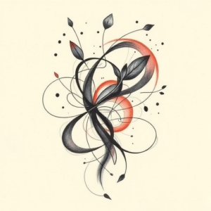 Abstract Catrina Tattoo