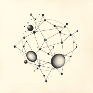 Abstract Constellation Tattoo