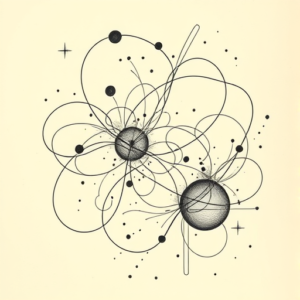 Abstract Coordinates Tattoo