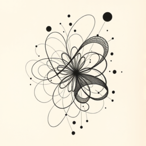 Abstract Crochet Tattoo