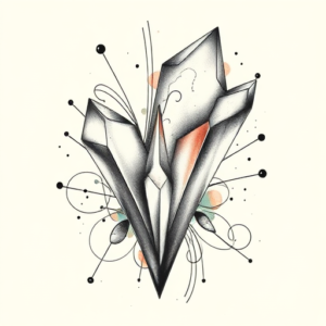 Abstract Crystal Tattoo