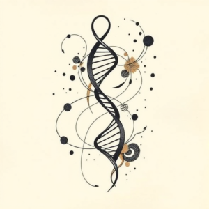 Abstract Dna Tattoo