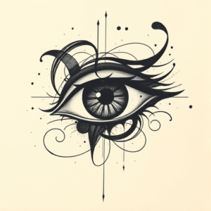 Abstract Eye Tattoo